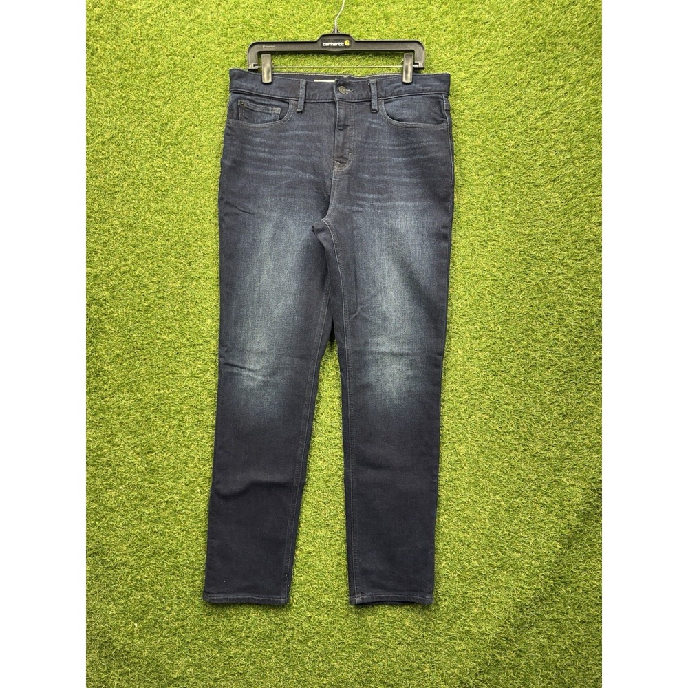 Banana Republic Travel Jeans Mens 33x32 Slim Fit Dark Wash Stretch Denim Casual